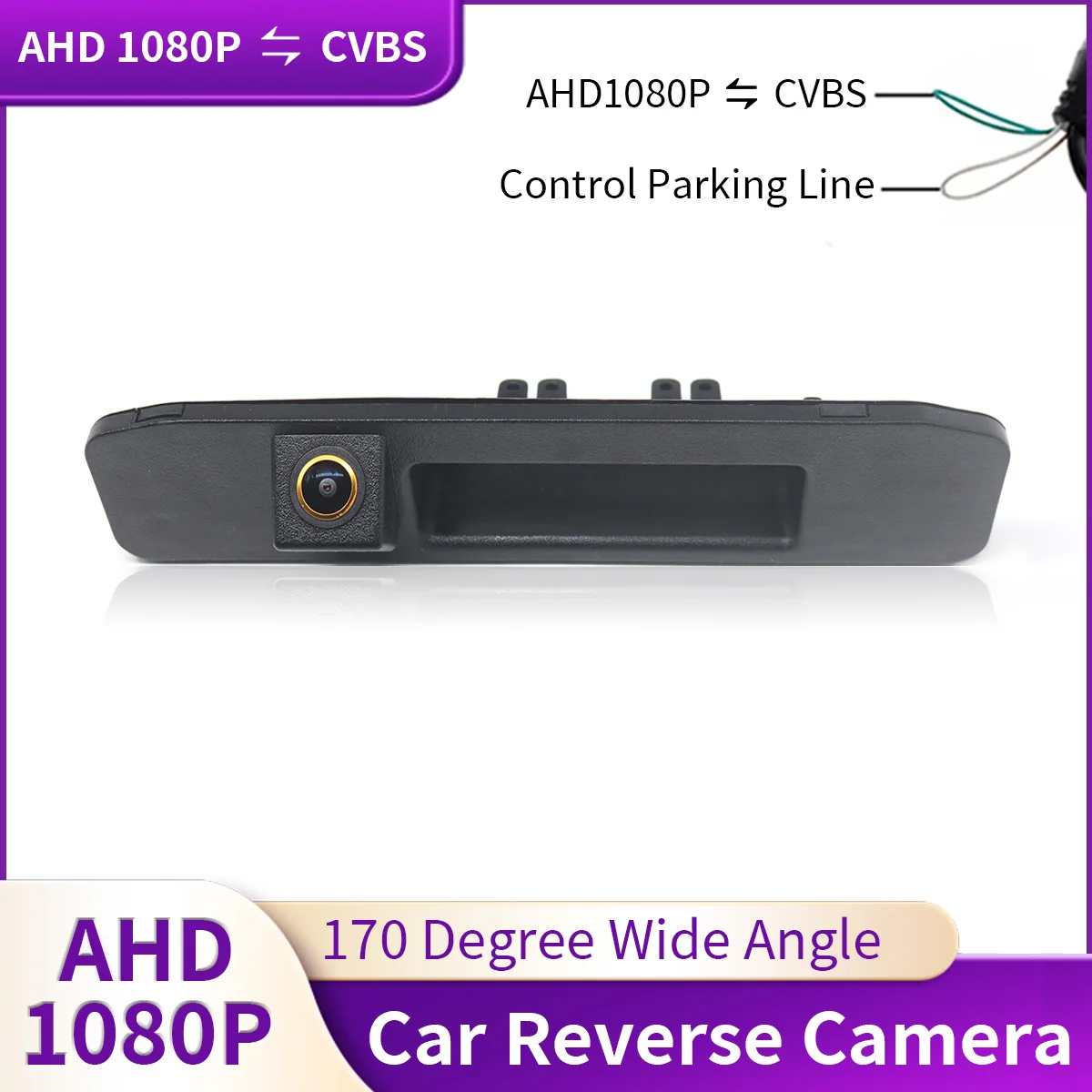 AHD 1080P Kofferraumgriff Rückfahrkamera für Mercedes Benz W205 Vito W447 W176 ML A180 A200 A260 GLA 250 GLC GLE W117 W166 Image