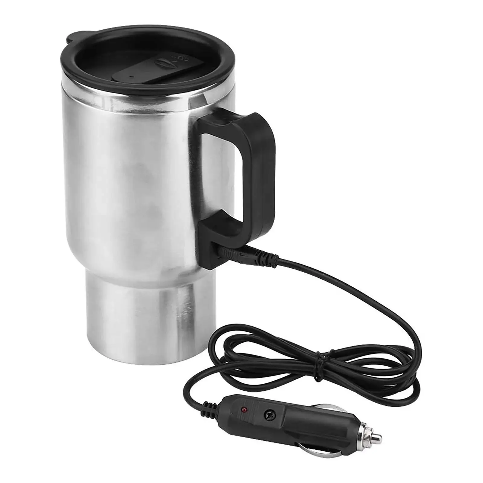 500ML 12V Auto Elektrische Heizung Tasse USB Heizung Tasse Wasser Flasche Trinken Becher Heizung Reisen Tasse mit USB Heizung Auto Gadgets Image