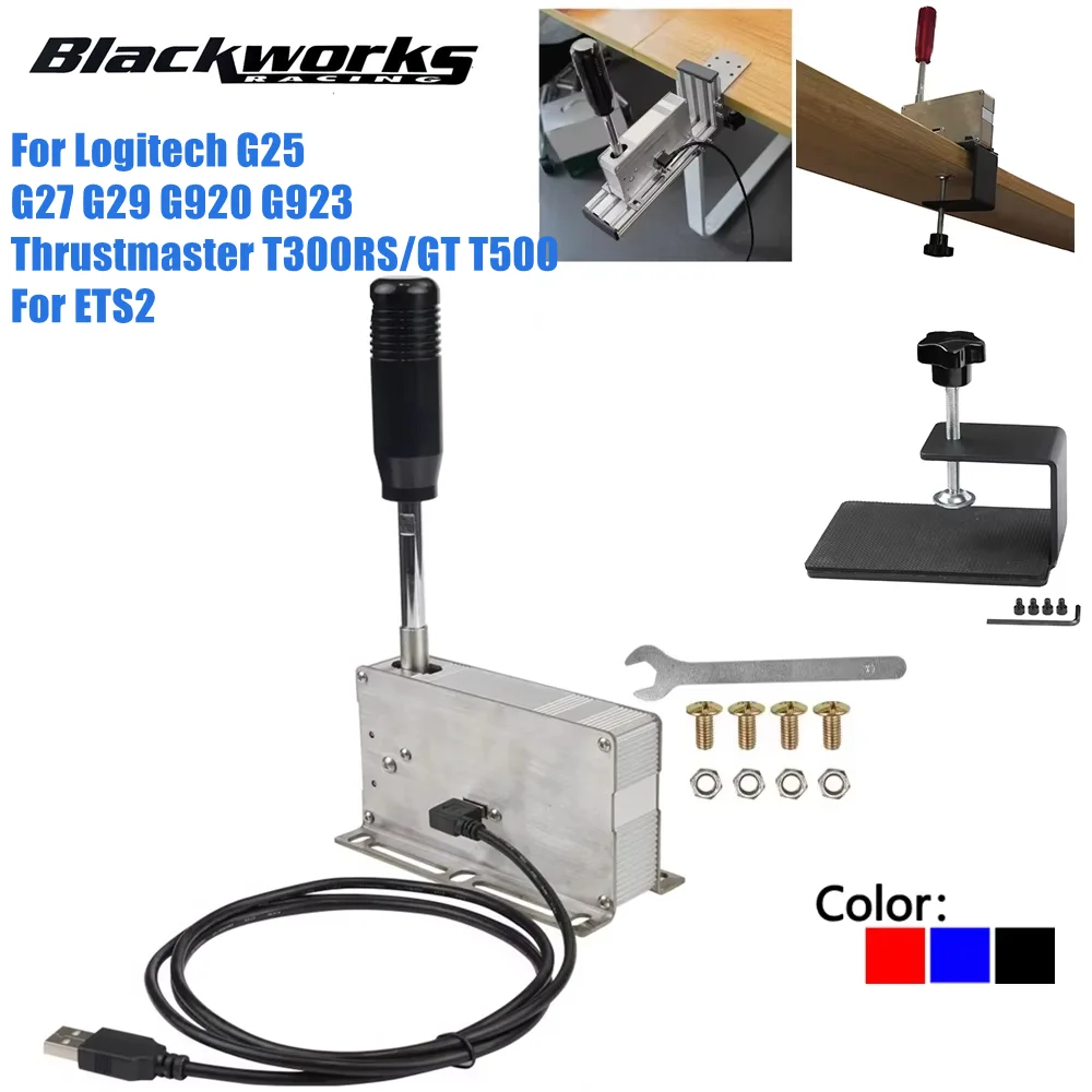 PC USB-Rennspiele sequentielle Schalthebel h Gangsc haltung sim für logitech g25 g27 g29 g920 g923 thrust master t300rs/gt t500 für ets2 Image