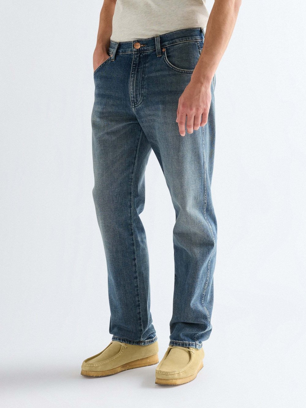 Wrangler Jeans Herren medium stone, 32-32 Image