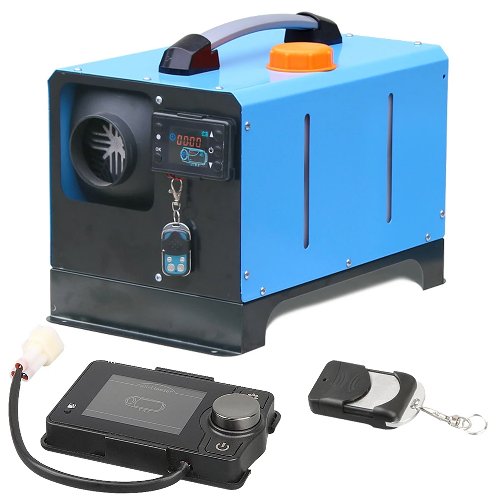 12V/24V Kompatibel-BT Steuerung Diesel Standheizung LCD Schalter + Fernbedienung LCD Diesel Heizung Controller Monitor Teile Image