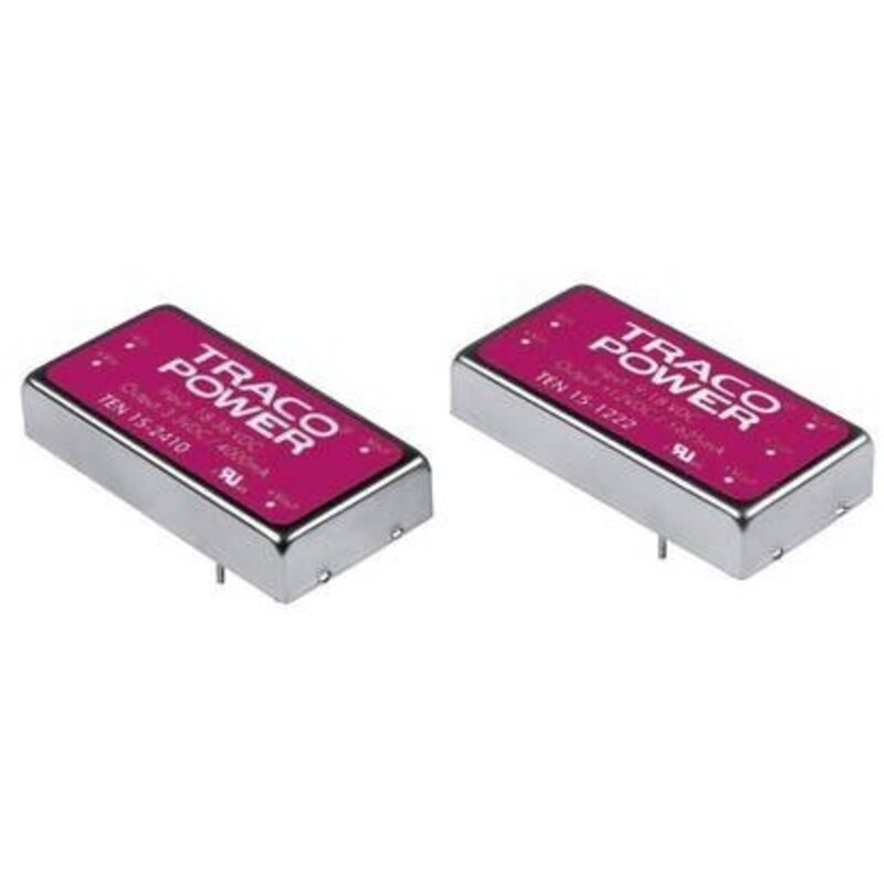 Tracopower - Ten 15-2423 Convertitore Dc/dc Da Circuito Stampato 24 V/dc 15 V/dc, -15 V/dc 500 Ma 15 W Num. Uscite: 2 X C
