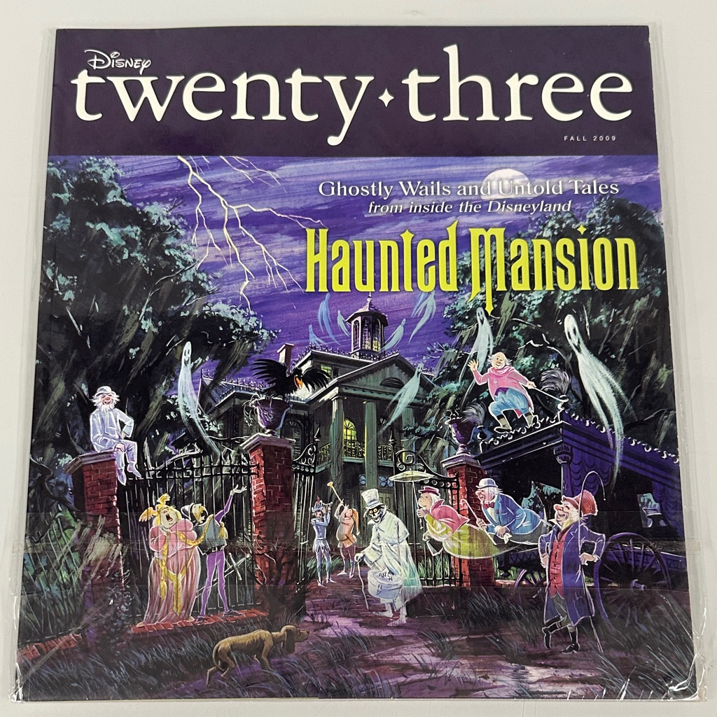 Disney Other | Disney Haunted Mansion Twenty-Three Magazine - Purple And Blue | Color: Blue/Purple | Size: Os
