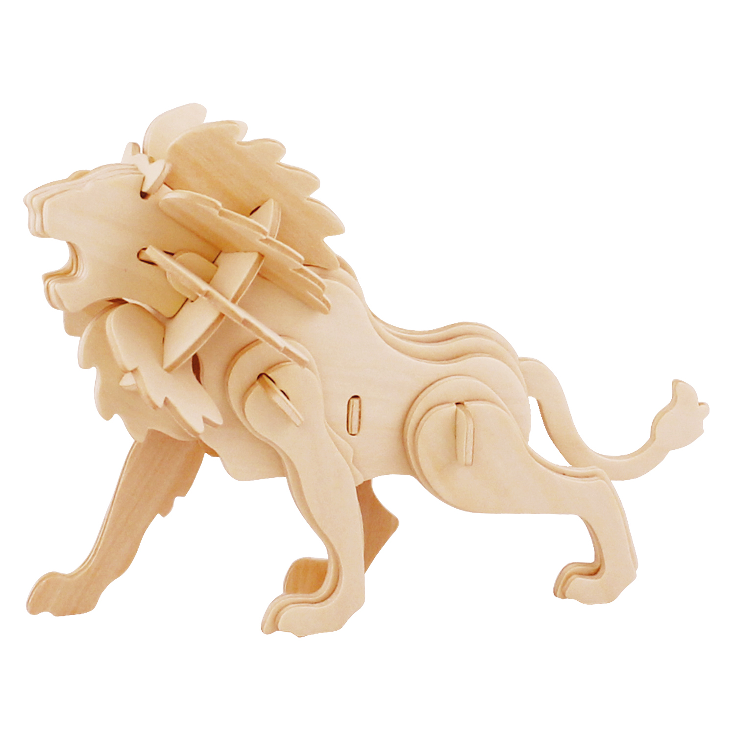 Kit créatif assemblage en bois "Lion", 19,5 x 13 cm