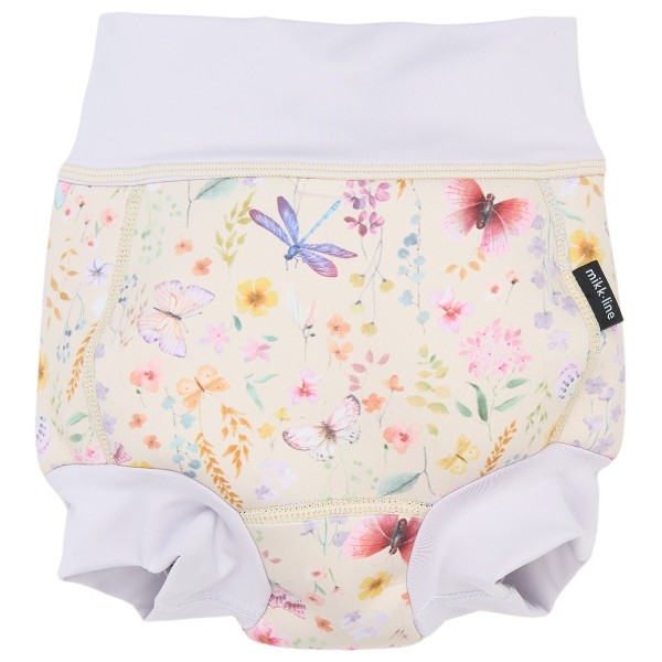 Mikk-Line - Kid's Swim Baby Pant Frill AOP - Badehose Gr 3-4 Years weiß