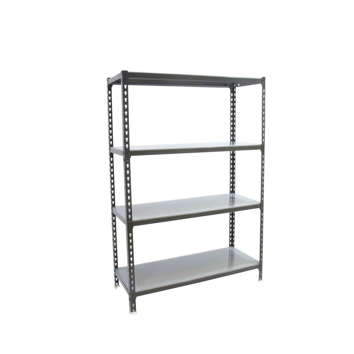 PROREGAL Schwerlastregal MID METAL SHARK | HxBxT 150x110x40cm | Fachlast 200kg | Anthrazit-Verzinkt | Regal Standregal Werkstattregal Lagerregal Image
