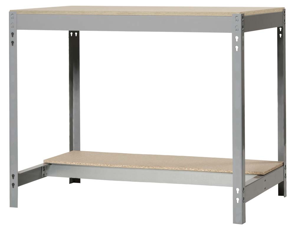 PROREGAL Werkbank BUFFALO | HxBxT 84x90x61cm | Traglast 400kg | Grau Image