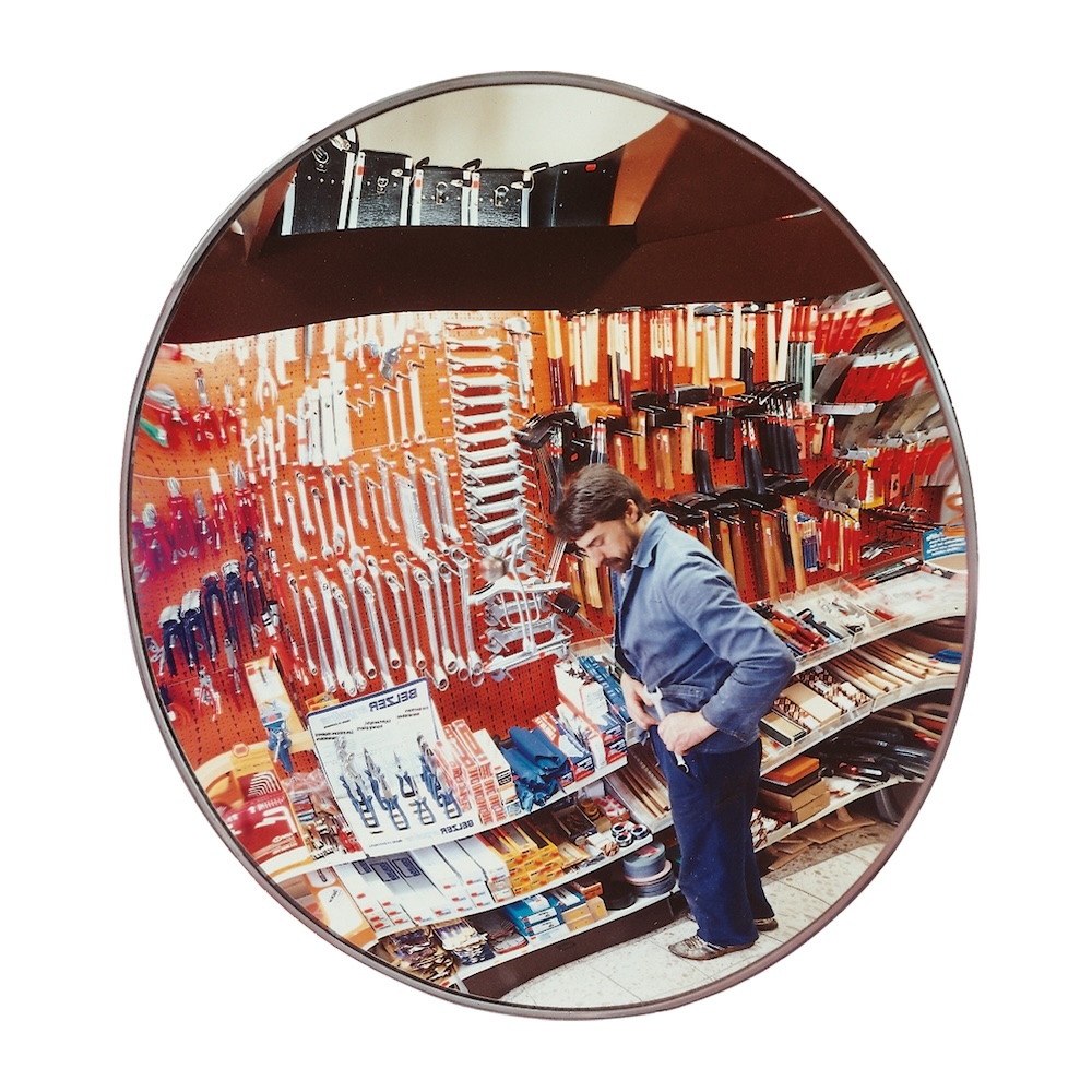 PROREGAL Beobachtungsspiegel aus Acrylglas mit Halterung zur Wandmontage | Spiegel-Ø 60cm | Beobachtungsabstand 7m | Starke Weitwinkelwirkung