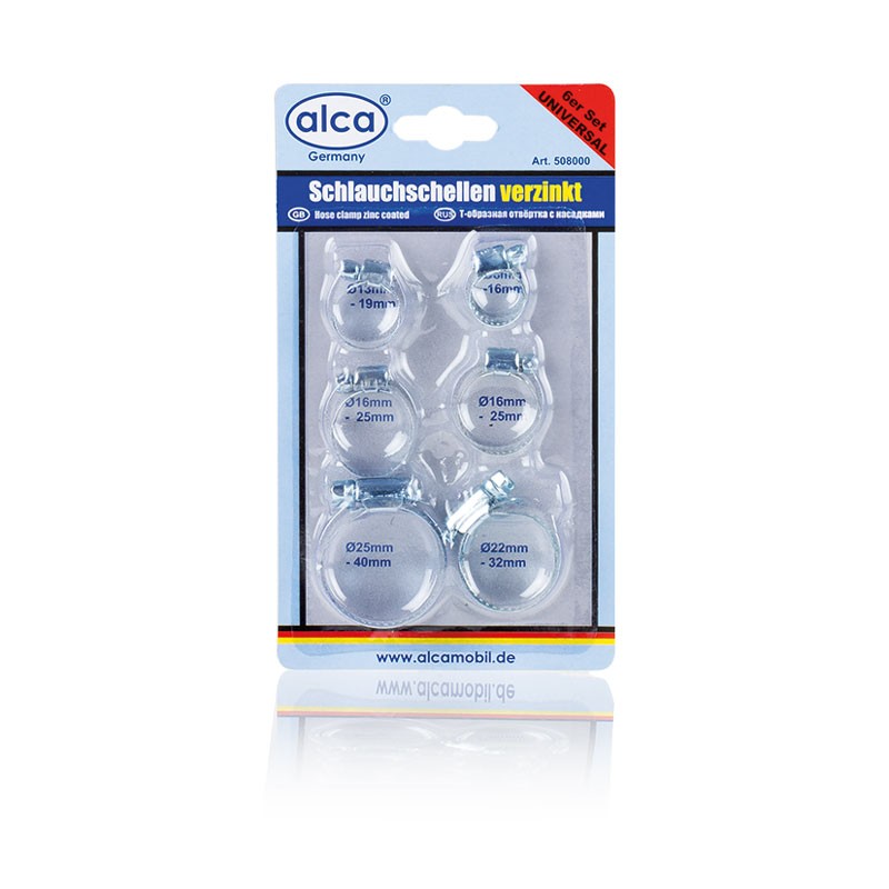 ALCA Schlauchschellen-Set 508000 Schellen-Set,Schellen-Sortiment,Schlauchschellen-Sortiment,Sortiment, Schlauchschelle Image