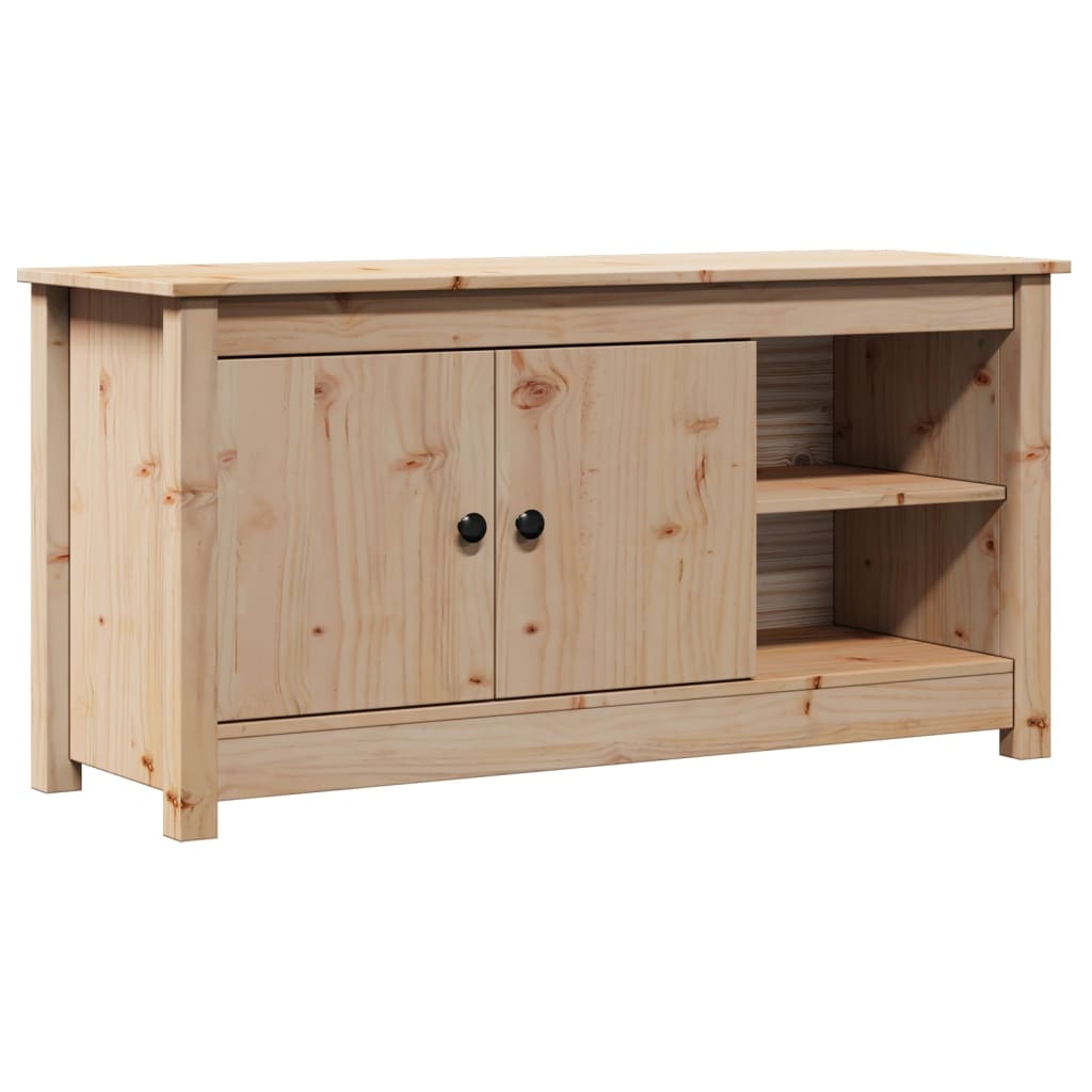 Helloshop26 - Multimedia-TV-Ständer TV-Regal Sideboard TV-Schrank Esszimmer Wohnzimmer Schlafzimmer 103 x 36,5 x 52 cm massives 02_0025625 Image