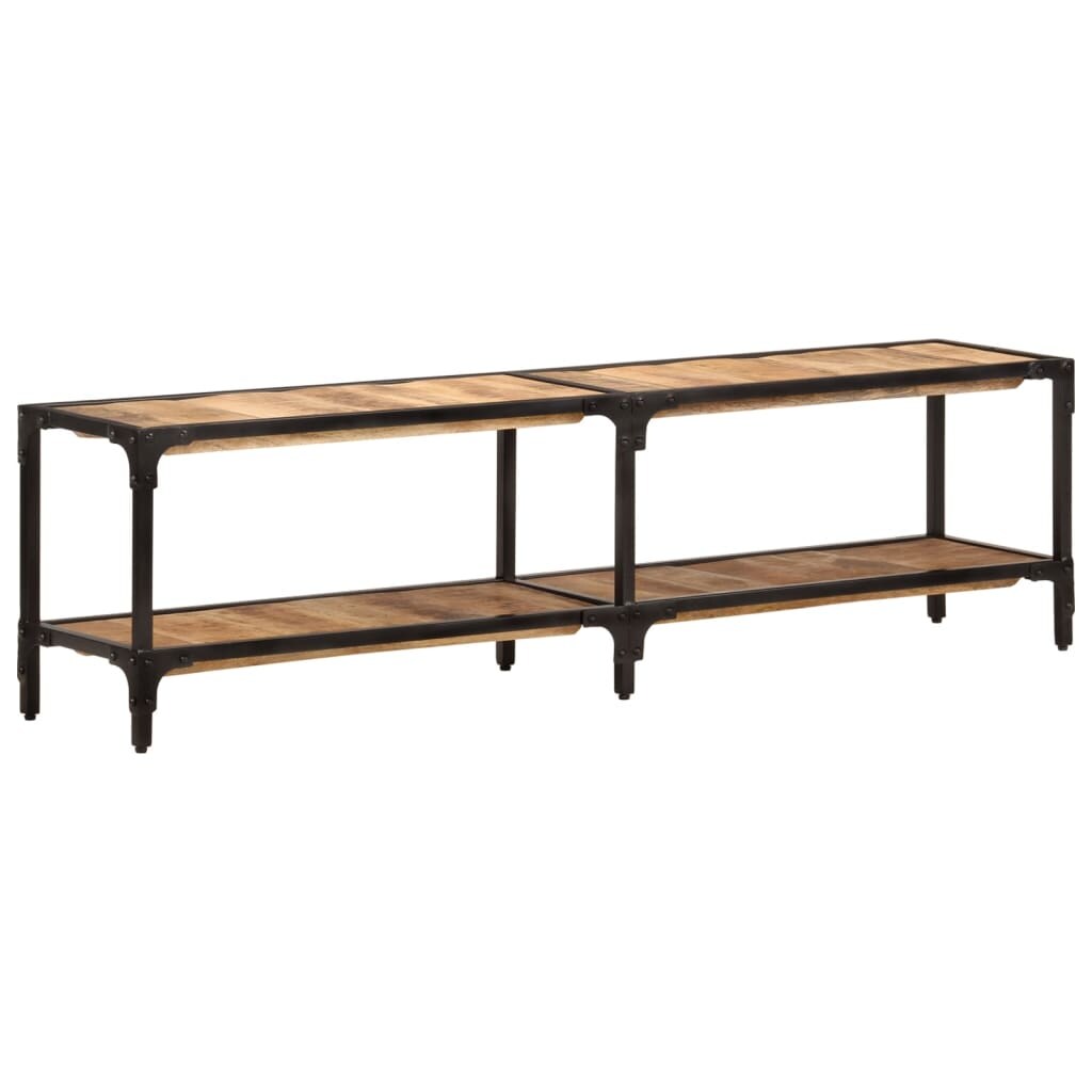 Helloshop26 - Multimedia-TV-Ständer TV-Regal TV-Sideboard Esszimmer Wohnzimmer Schlafzimmer 150 x 30 x 41 cm massives braunes 02_0025963 Image