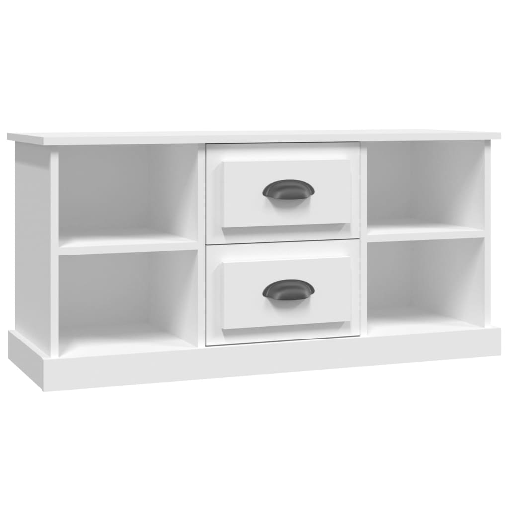 Helloshop26 - Multimedia-TV-Ständer TV-Regal Sideboard TV-Schrank Esszimmer Wohnzimmer Schlafzimmer 99,5 x 35,5 x 48 cm weißes 02_0026372 Image