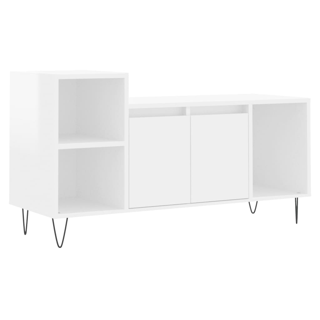 Helloshop26 - Multimedia-TV-Ständer TV-Regal TV-Sideboard Esszimmer Wohnzimmer Schlafzimmer Hochglanzlackierung 100 x 35 x 55 cm 02_0026981 Image
