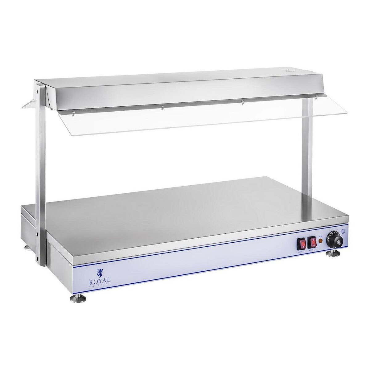 Helloshop26 - Speisenwärmer mit Halogenlampen 1550 Watt Edelstahl 14_0001014 Image
