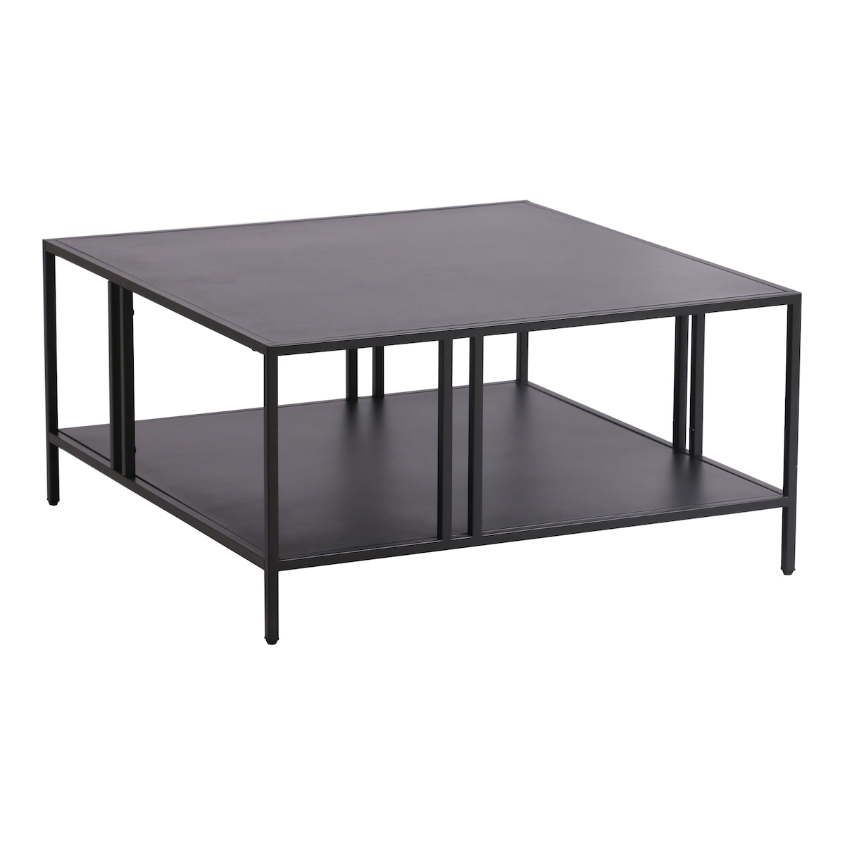 Helloshop26 - Couchtisch aus Metall 40 x 80 x 80 cm schwarz 03_0008453 Image