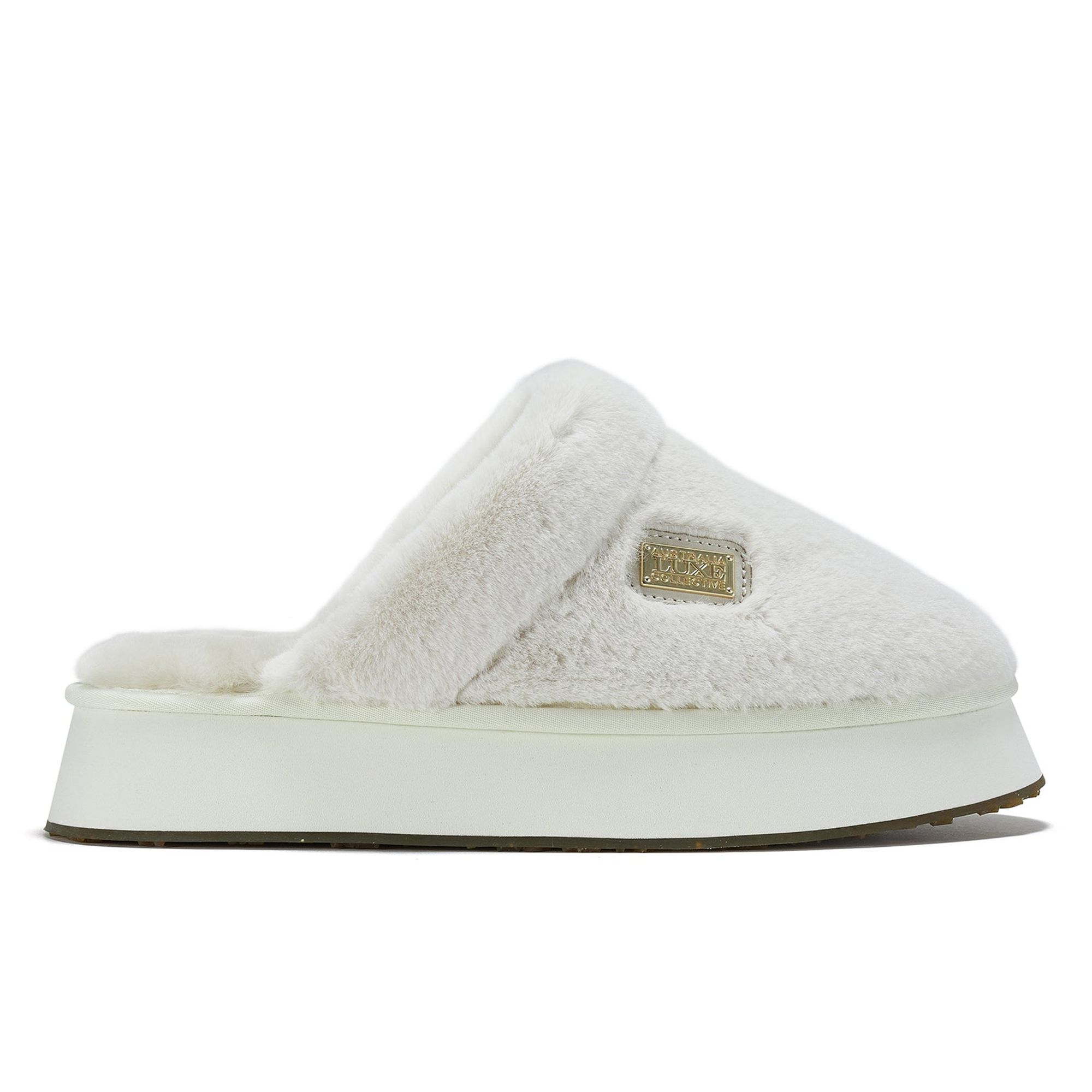 Pantolette aus Platfoam in Creme EU 36