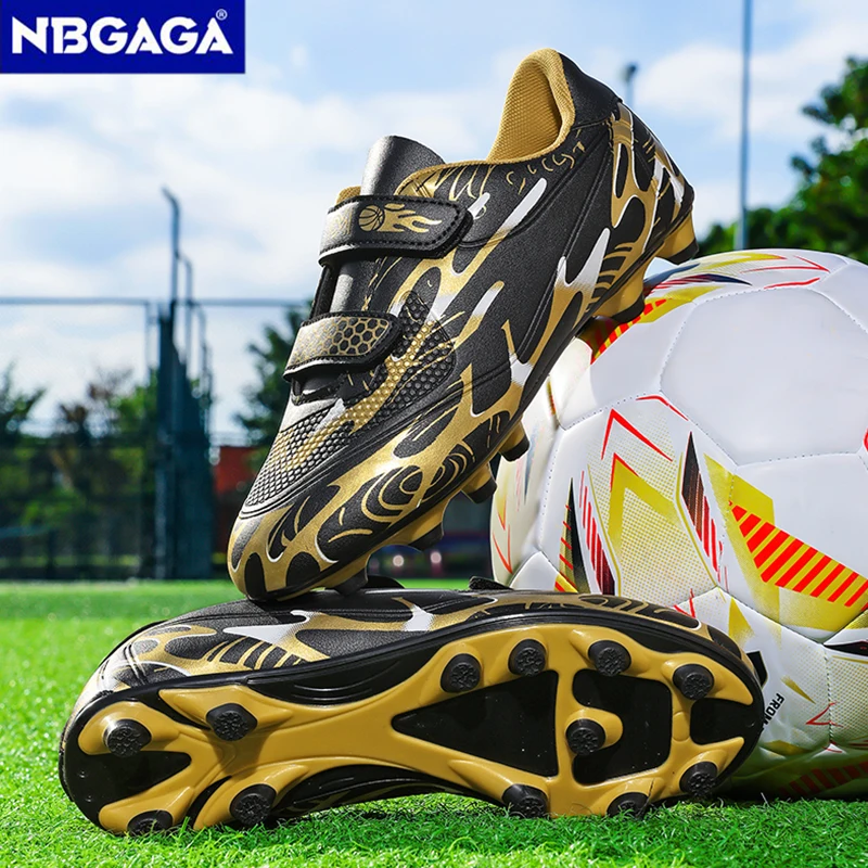 Kinder-Fußballschuhe, Schul-Fußballstiefel, professionelle Stollen, Gras-Trainingssportschuhe, Jungen-Outdoor-Futsal-Fußballschuhe, Größe 28–38