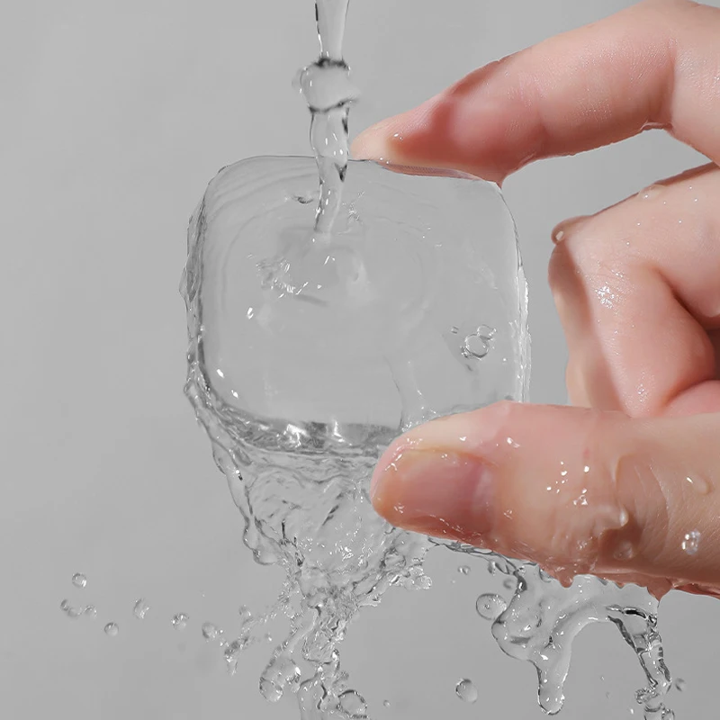 6 Stück transparente Silikon-Türstopper-Aufkleber – wasserdichte, stoßdämpfende, geräuschlose Stoßfänger für Sicherheit zu Hause und Wandschutz Image