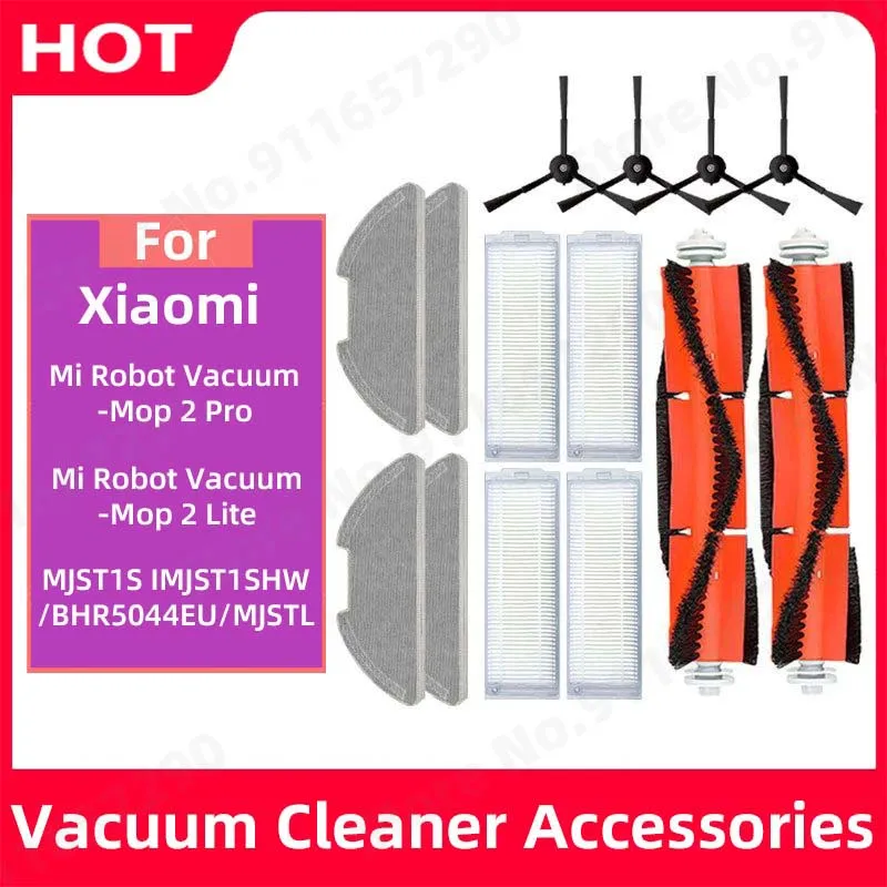 Für Xiaomi Mi Robot Vacuum-Mop 2 Pro/Lite MJST1SHW MJSTL Hepa-Filter Wischmopp Haupt- und Seitenbürste Mijia Staubsauger Zubehör Image