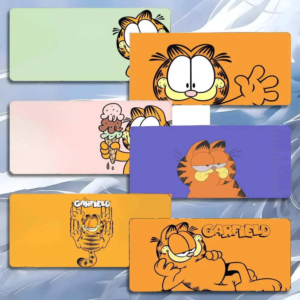 Cartoon Humorous G-Garfield Mauspad, großes Gaming-Mauspad mit LockEdge, verdickte PC-Tisch-Schreibtischunterlage