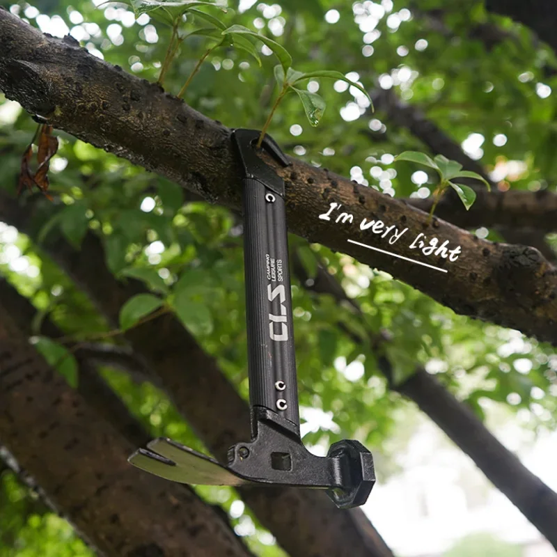 CLS Neuer Mini-Zelthammer für den Außenbereich, multifunktionaler Griff aus Edelstahl und Aluminiumlegierung, Camping-Skyline-Hammer, kleiner Hammer Image