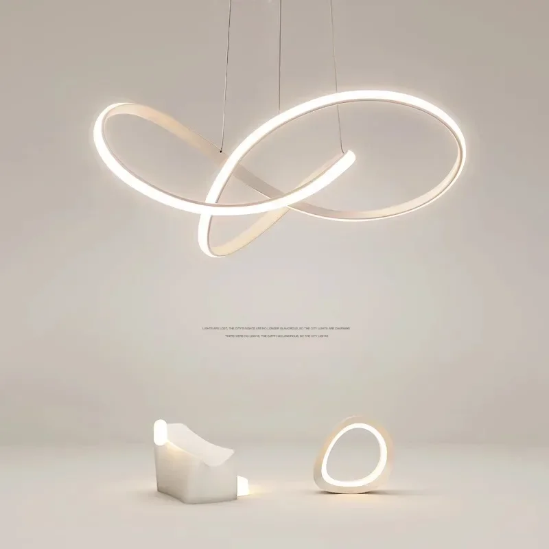 Moderne minimalist ische Ring LED Pendel leuchten Beleuchtung Wohnzimmer Esszimmer Kronleuchter Schlafzimmer Wohnkultur hängende Pendel leuchte Lampe