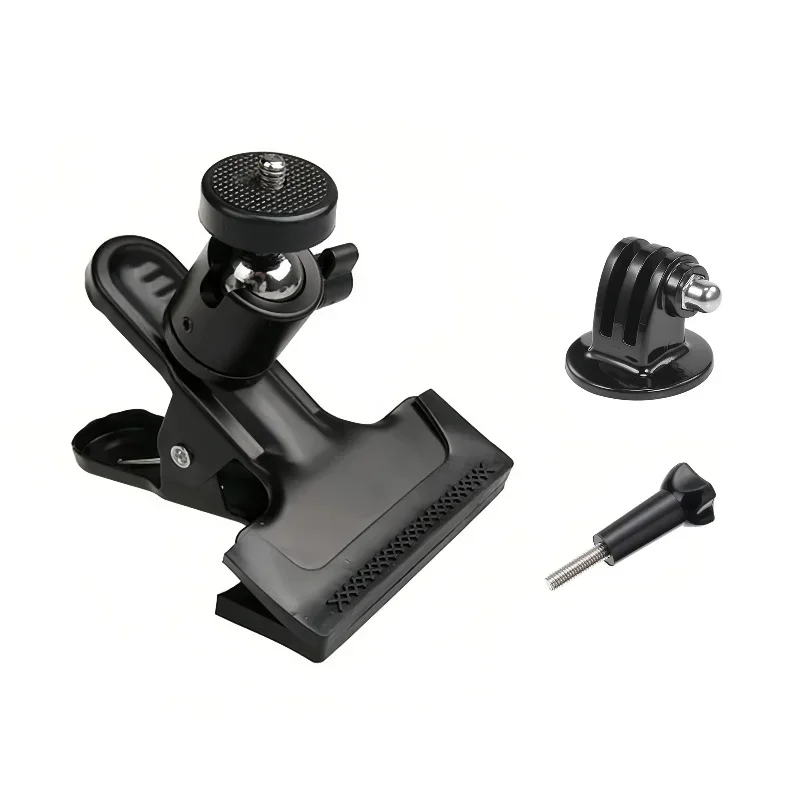 360 ° Schwenkbare Metall-Blitzklemme mit 1/4-Zoll-Gewinde, Kugelkopf-Clip-Halterung, passend für DSLR-SLR-Kamera-Stativ-Aufnahmegeräte Image