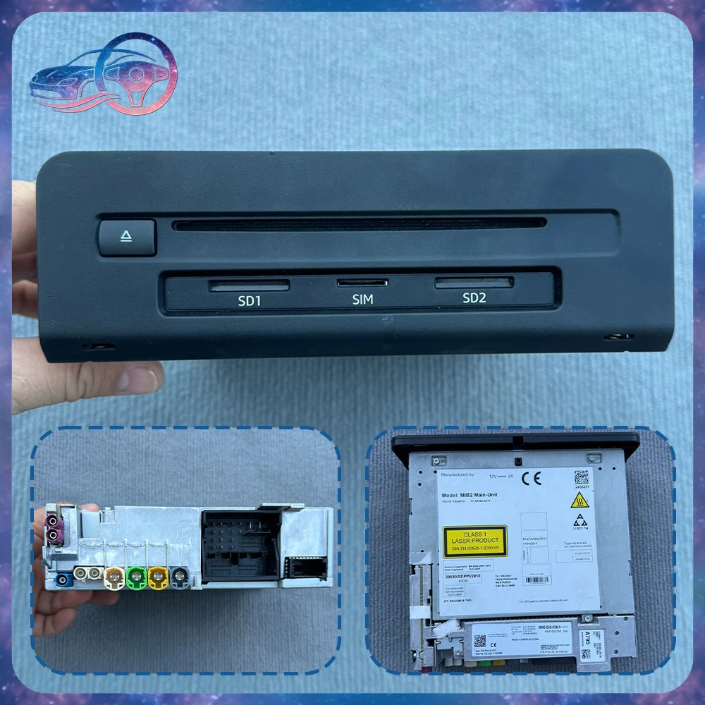 Original 8,3-Zoll 4-Port Harman Radio für Audi A4L B9 & Q5L - Navigations-Headunit, CD-Multimedia-Player, Unterhaltungssystem mit H Image