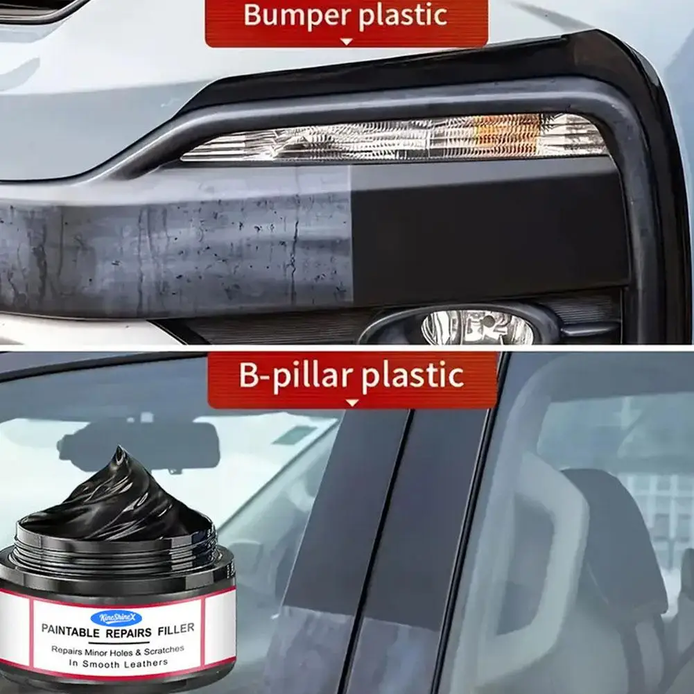 Auto Innen Kunststoff Restaurator Tragbare Auto Innen Kleine Kratzer Entferner Wachs Mit Schaum Applikator Auto Dashboard Restaurator Image