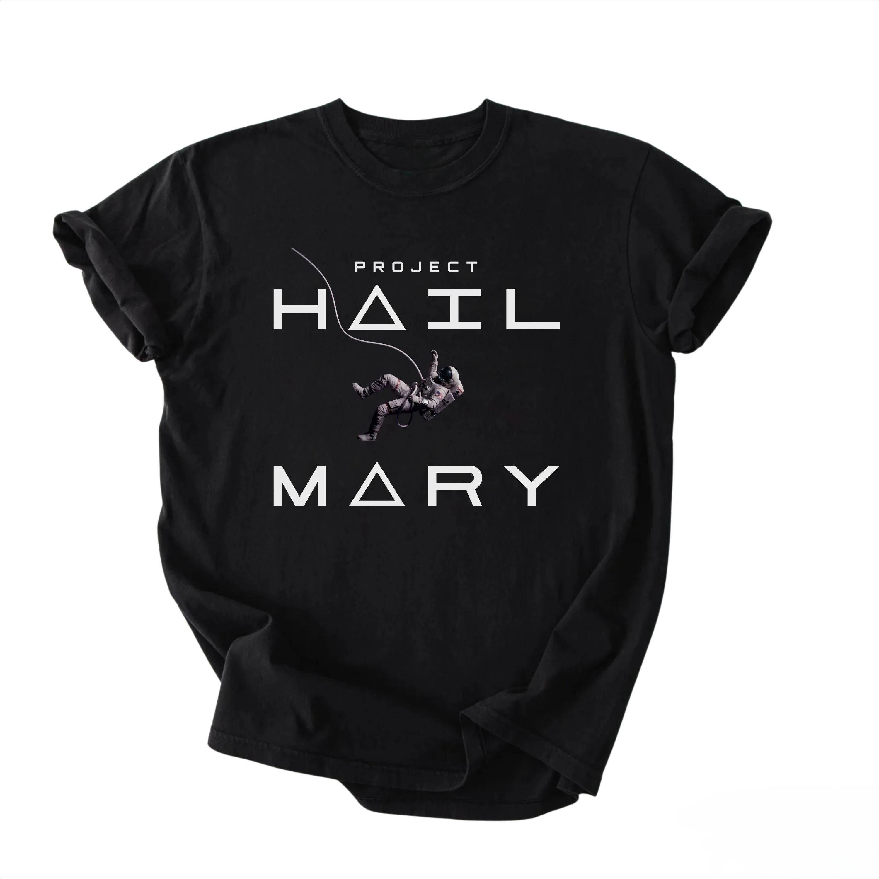 Project Hail Mary Grace Vintage-T-Shirt 2026 Sommer Neu 100 % Baumwolle Geschenk für Weltraum-Enthusiasten Kurzärmeliges Trend-Premium-Y2K-Shirt