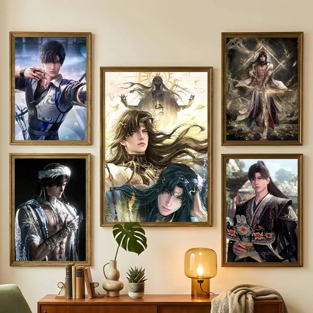 Game Love and Deepspace Zayne Poster für Schlafzimmer, Gamer-Zimmer, Dekoration, Restaurant, Wand, trendiges ästhetisches Geschenk