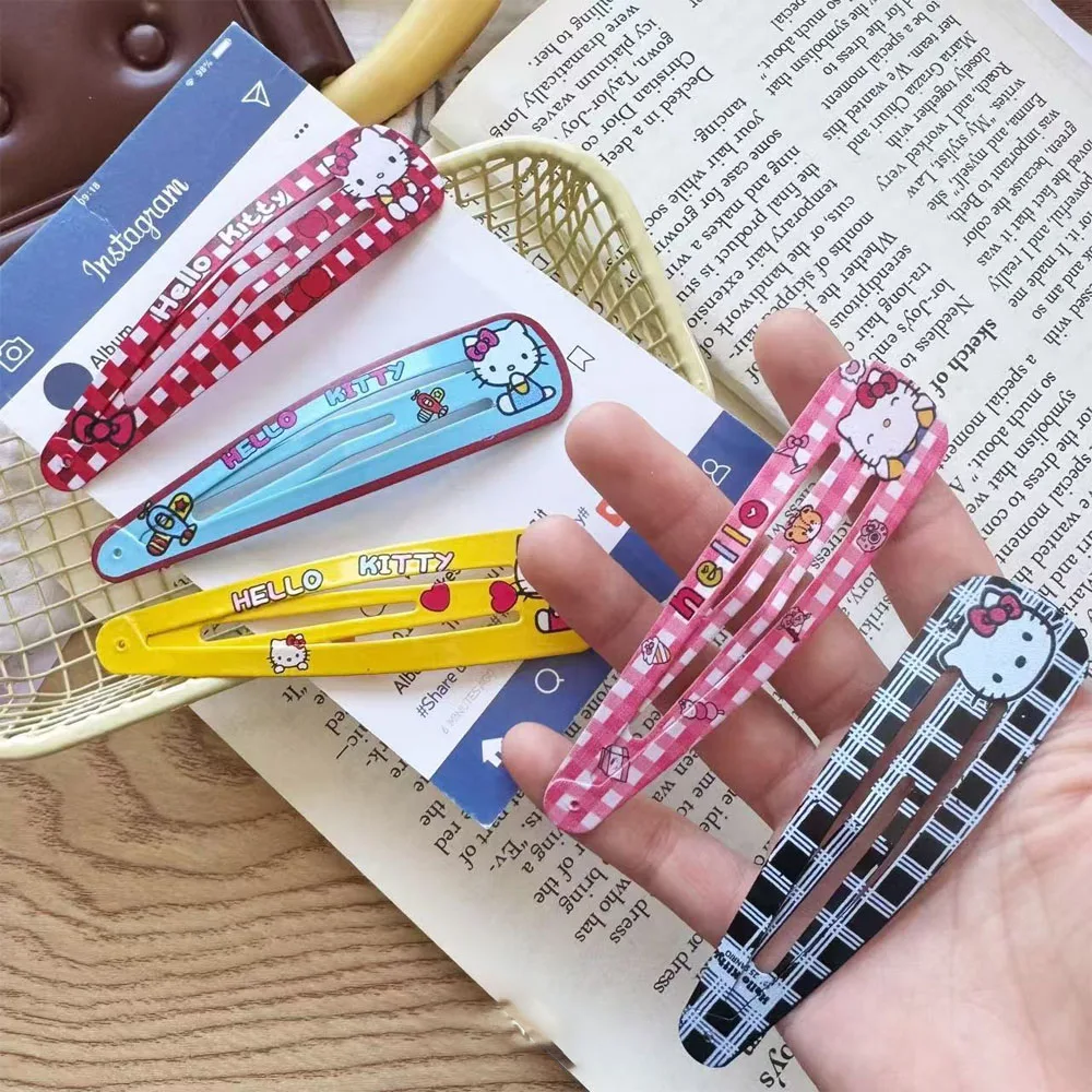 10cm Hello Kitty Kawaii Accessoires Mädchen Haarspange Y2k Accessoires Haarclips Mode-Accessoires Y2k Haarclips