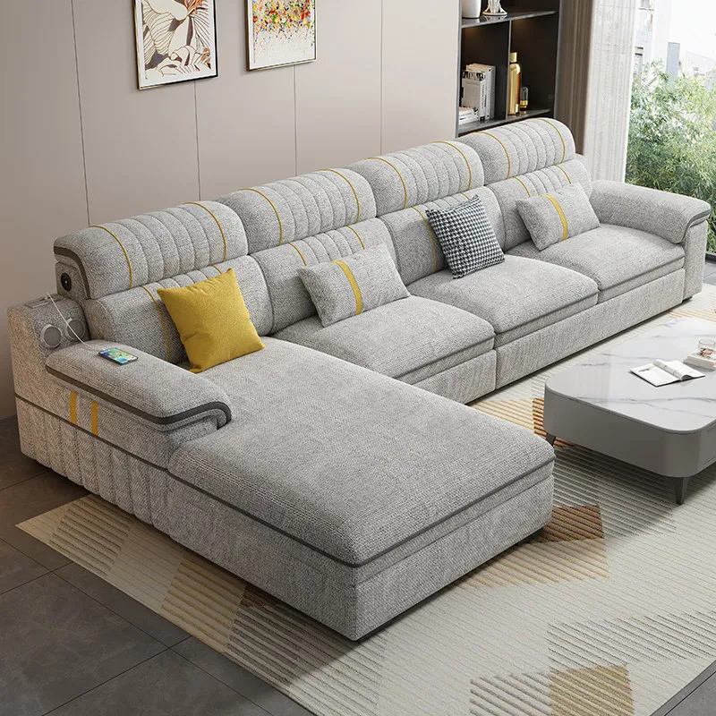 Ecksofa Wohnzimmer-Sofas Futon-Puffs Lounge-Bodensofa Designer-Wohnzimmer-Sofas Dekor Büro-Möbel Trendige Einrichtung Image