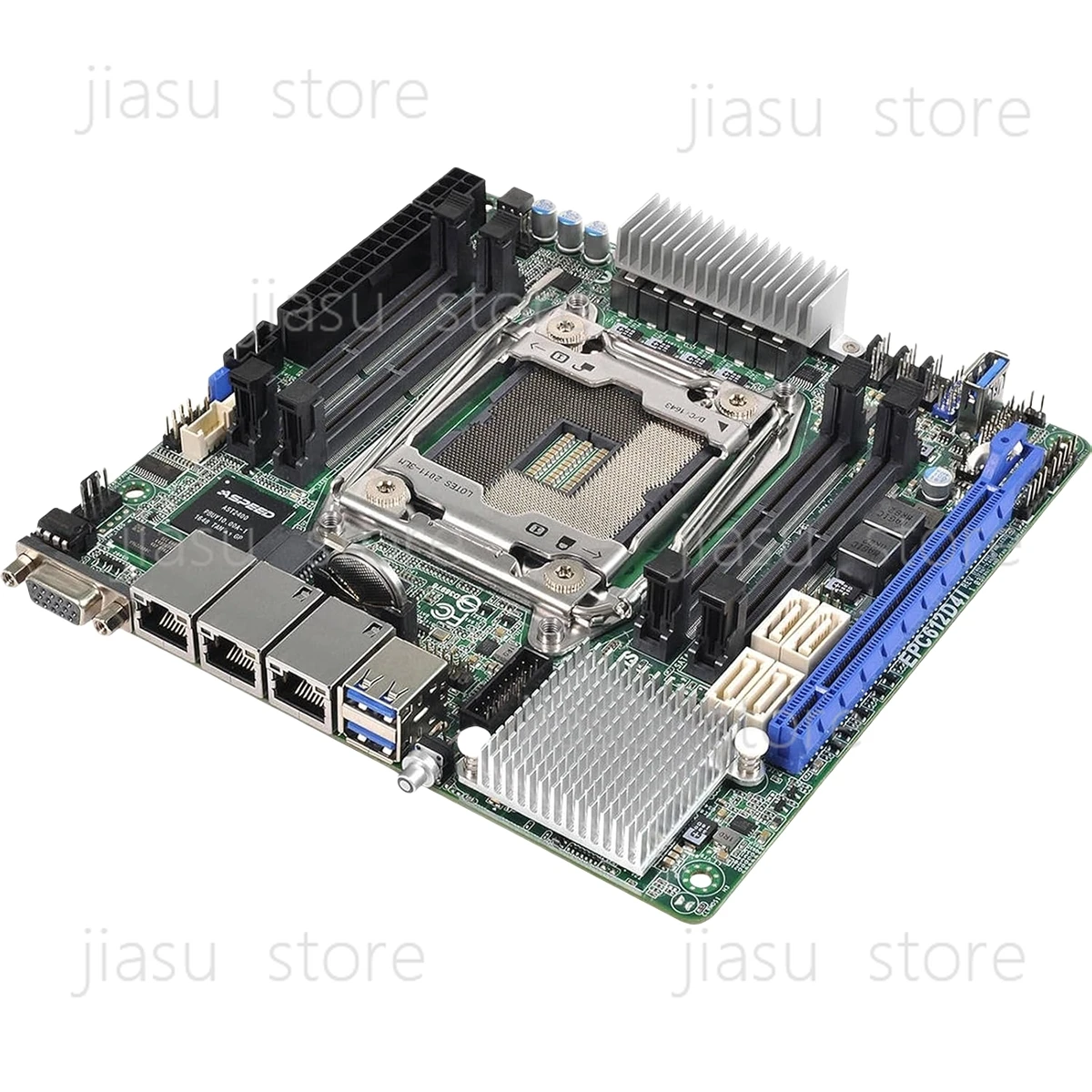 Guter Zustand Asrock Rack EPC612D4I Mini-ITX-Server-Mainboard Intel Xeon E5-1600/2600 v3/v4 LGA 2011 IPMI PCIe x16 DDR3 Image