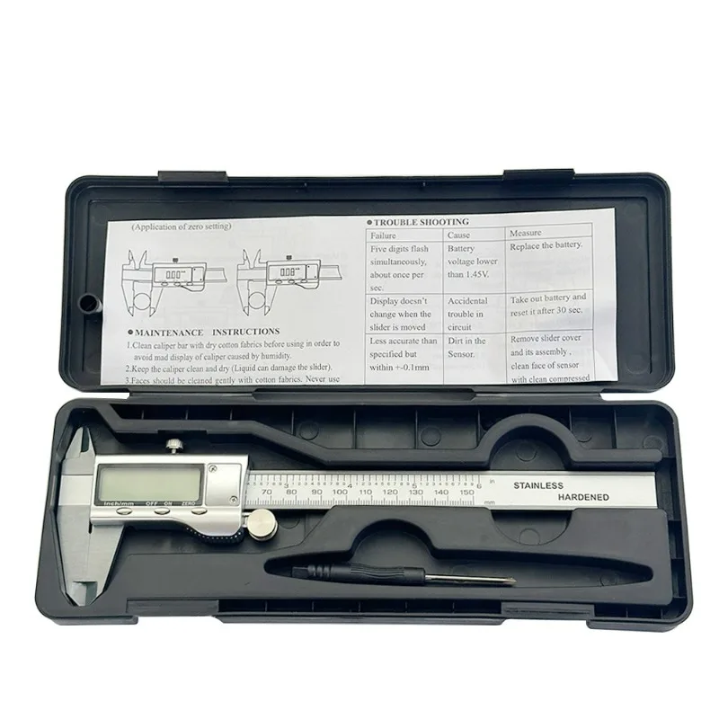 Für 0-150 mm digitale Messlehren aus Zinklegierung, Metallmesslehren, professionelle Messlehren, Messwerkzeuge, Messlehren für Holzbearbeitung, Dickenmesslehren, Tiefenmesslehren Image