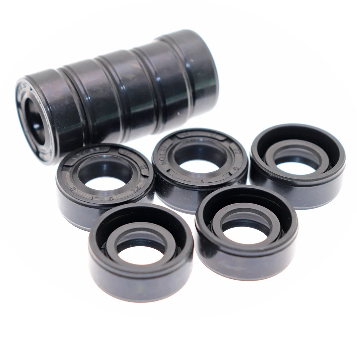 10 stücke NQK TC 8x22x4 8x22x6 8x22x7 8x22x8 8x22x10 NBR 8x22 Skeleton Öl Dichtungen NQK hohe-qualität dichtungen Radial welle dichtungen Image