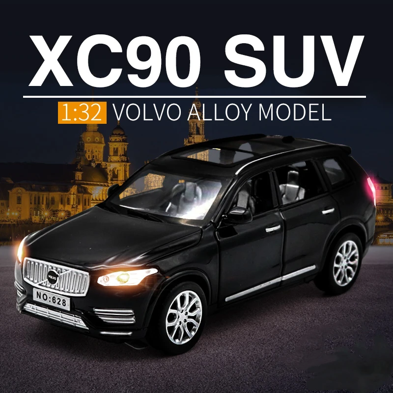 1:32 VOLVO XC90 SUV lega auto diecast e veicoli giocattolo auto giocattolo collezione in metallo modello di auto modello giocattoli di alta simulazione