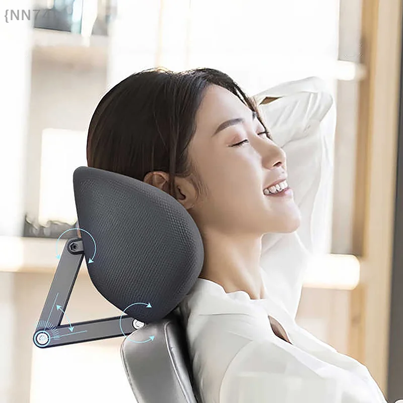 1Pcs Stuhl Nacken Kissen Ergonomische Stuhl Kopfstütze Kissen Stuhl Universal Atmungsaktive Langlebig Für Computer Büro Stuhl Zubehör Image