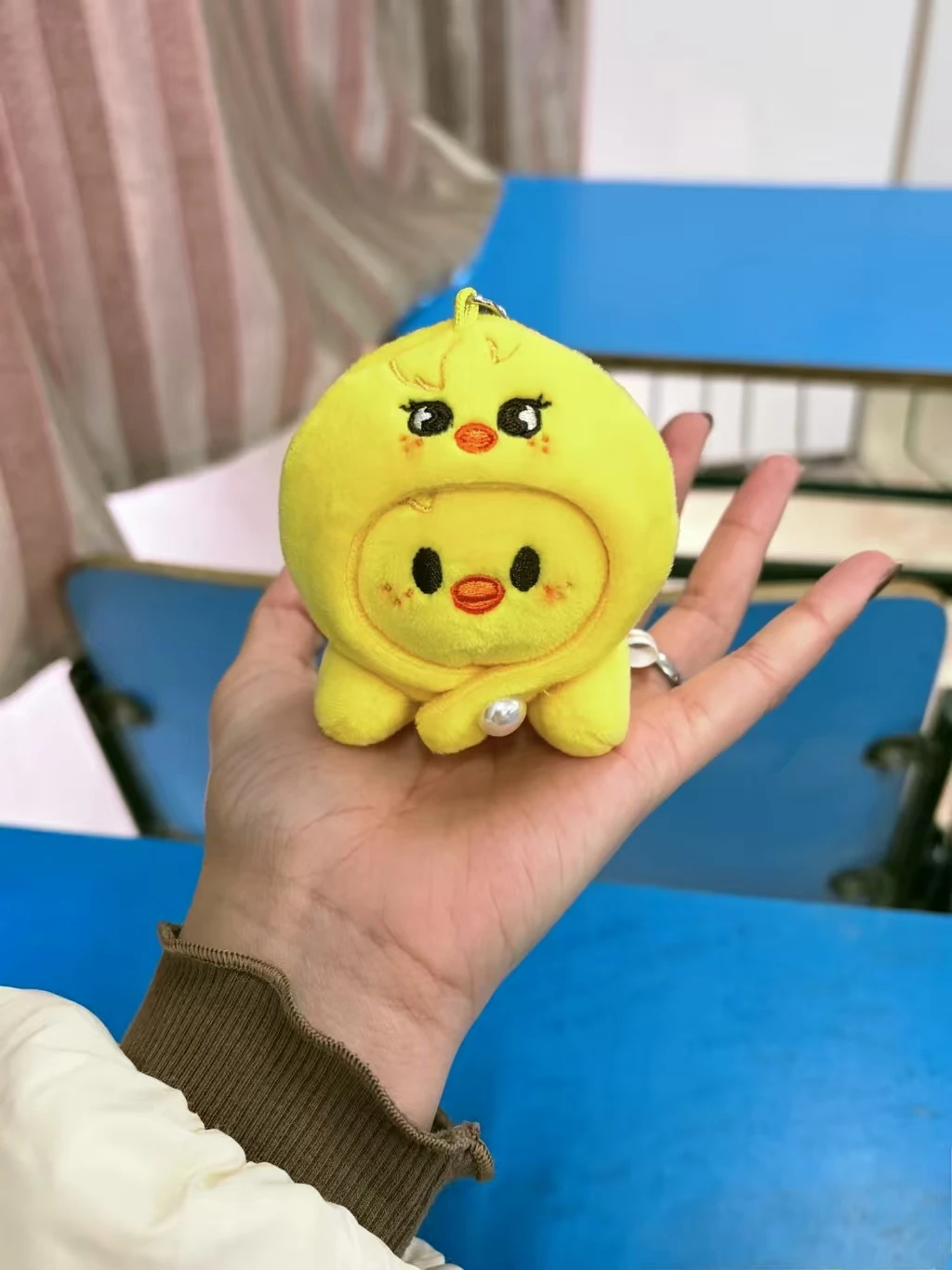 SKZOO Stray Kids Schlüsselanhänger mit abnehmbarem Hut, Party-Kind, Cartoon-Tierpuppe, Kawaii Kinder, Geschenk für Erwachsene Fans, SKZ Dekoration Image