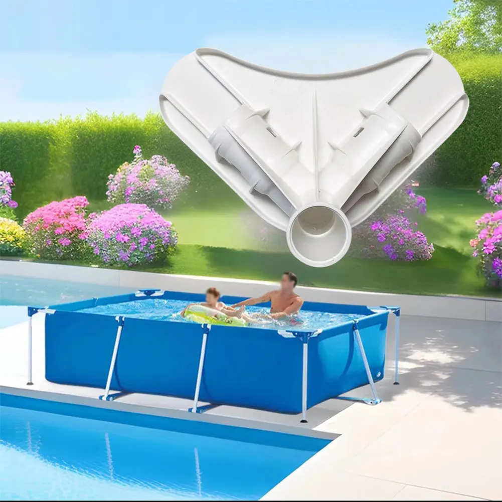 Joint d'angle de cadre de piscine, support de connecteur d'angle de cadre de piscine en plastique pour piscines au sol, piscines à cadre métallique