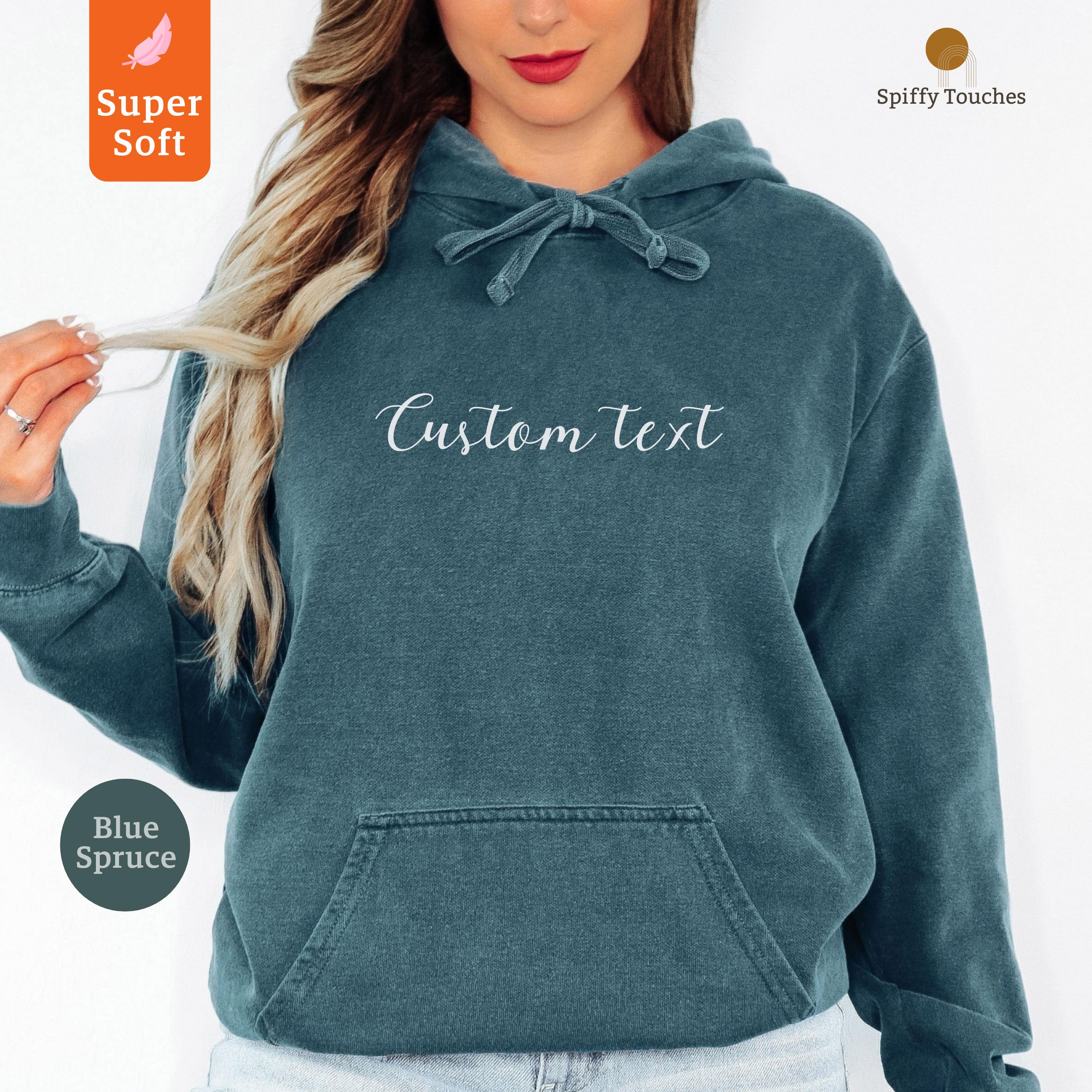 Felpa con cappuccio personalizzata, felpa con cappuccio con scritta personalizzata. Felpa con cappuccio con logo personalizzato, felpa con cappuccio p