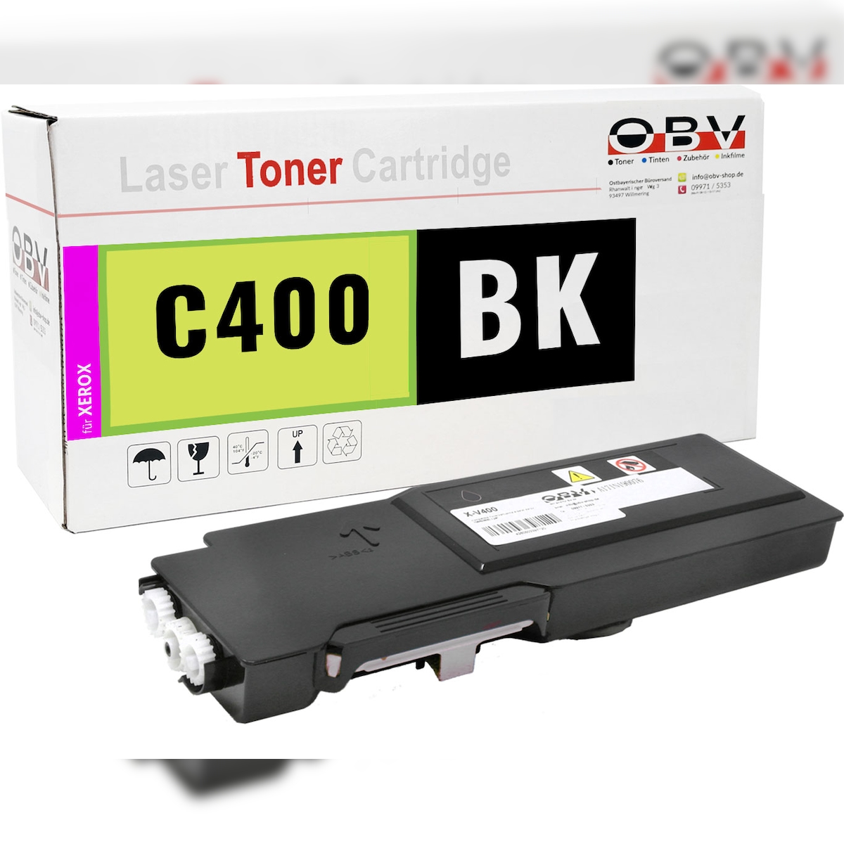 OBV Toner Schwarz kompatibel zu Xerox VersaLink C400, VersaLink C400dn, VersaLink C400DNI, VersaLink C405 - Ersetzt 106R03516 - ca. 5.000 Seiten Image