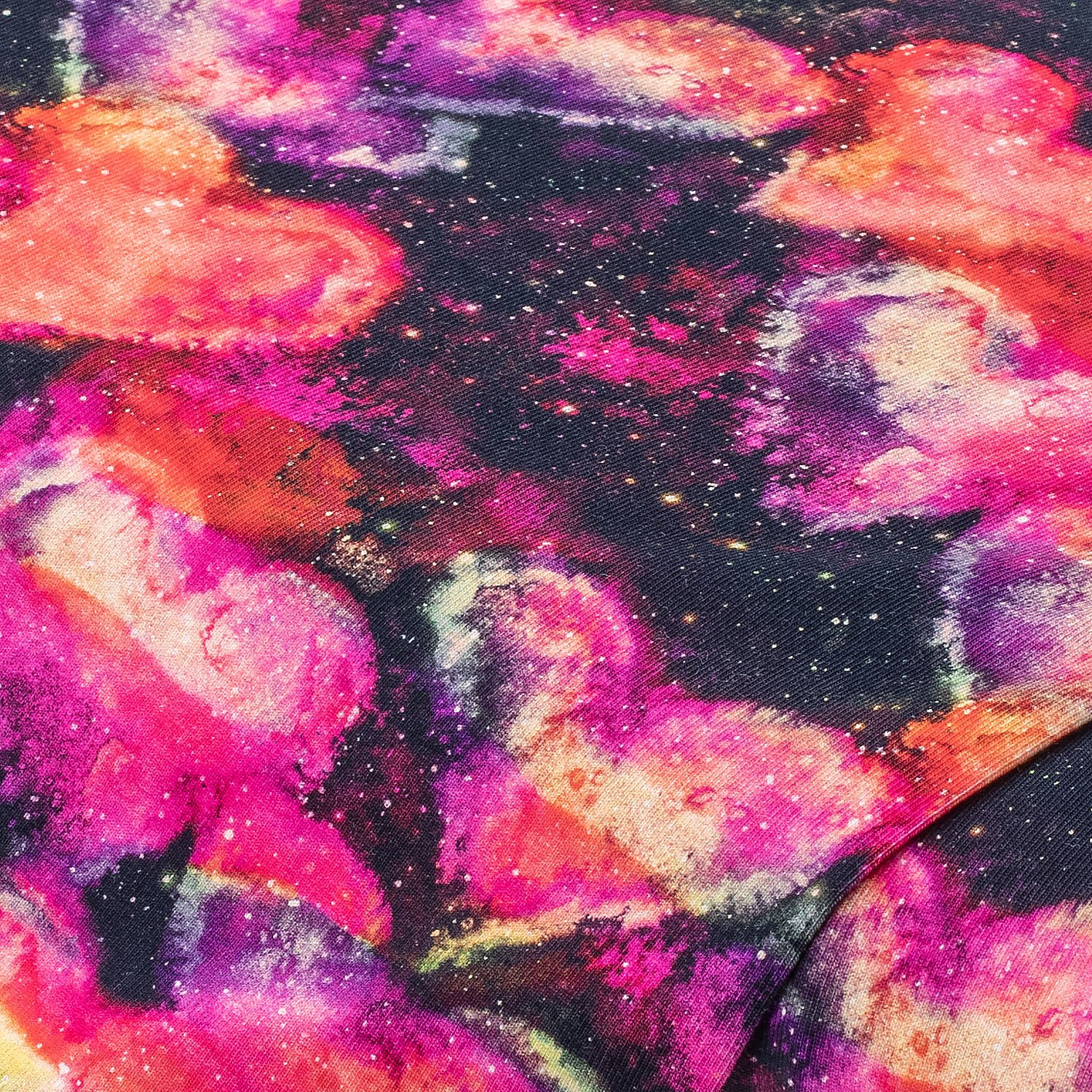 Baumwoll-Jersey-Digitaldruck Herzen mit Elasthan, rosa-color Image