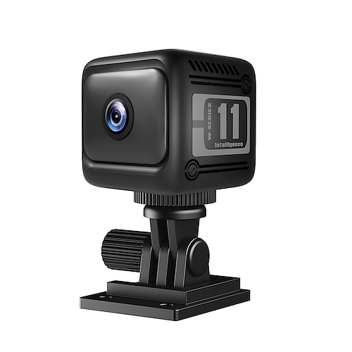 Mini-Überwachungskamera mit WLAN, kabellos, 1080p, kleine tragbare Sicherheitskamera mit Bewegungserkennung Nachtsicht, intelligente W-Serie 11 Mini-Spionagekamera für die Heim-/Büroüberwachung, Image