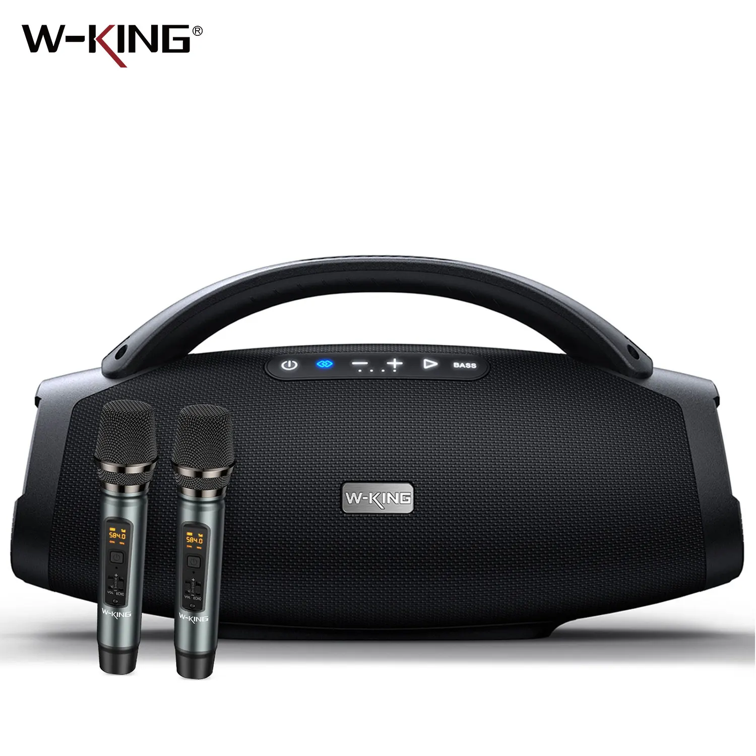 Enceintes Bluetooth portables W-KING D20, 200W RMS, basses puissantes, boombox de fête, enceinte étanche IPX7, grande enceinte d