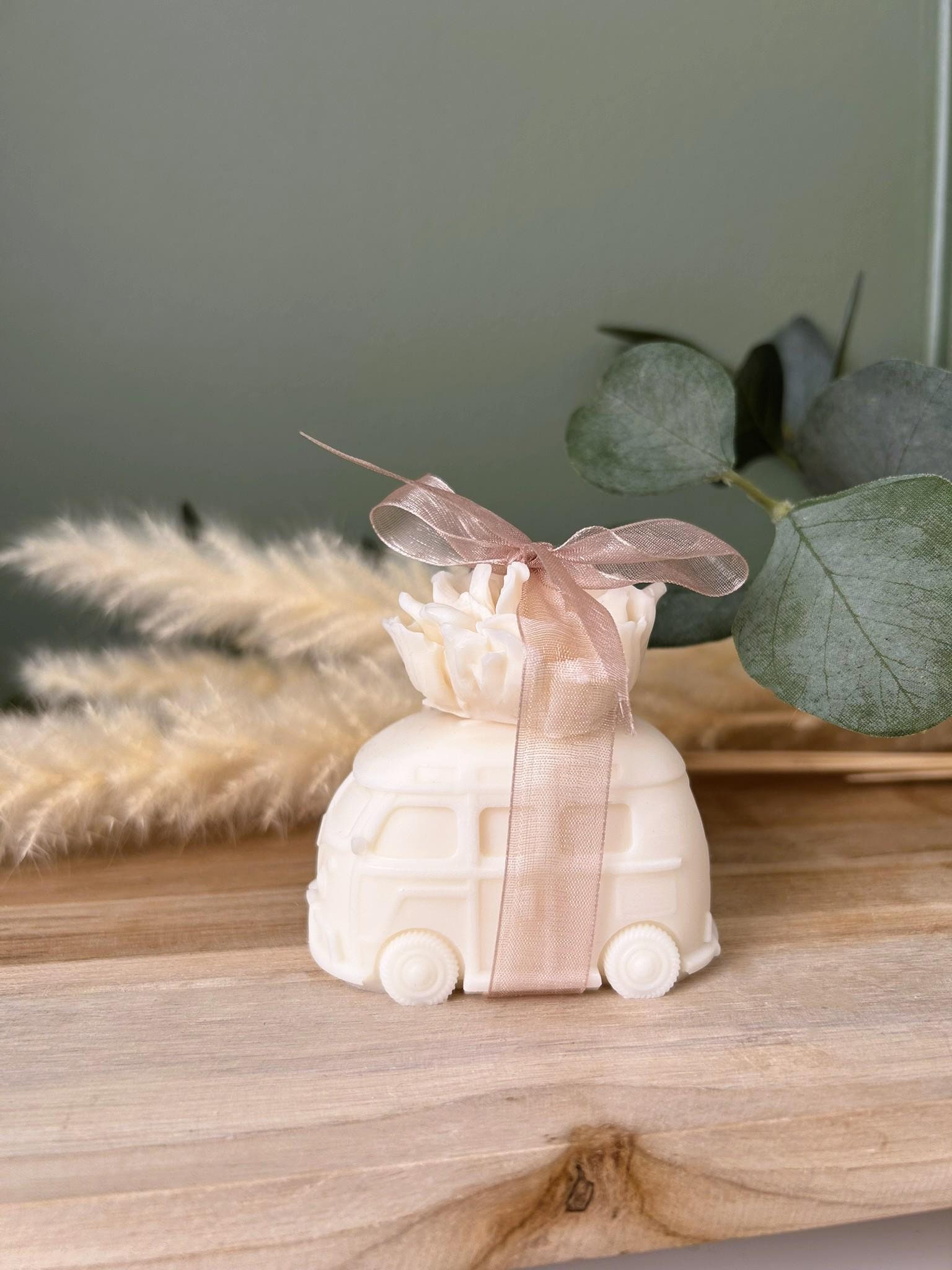 Candela Combi VAN, candela a forma di auto, decorazione per la casa, decorazione vintage, candela profumata, idea regalo, idea decorativa, candela dec