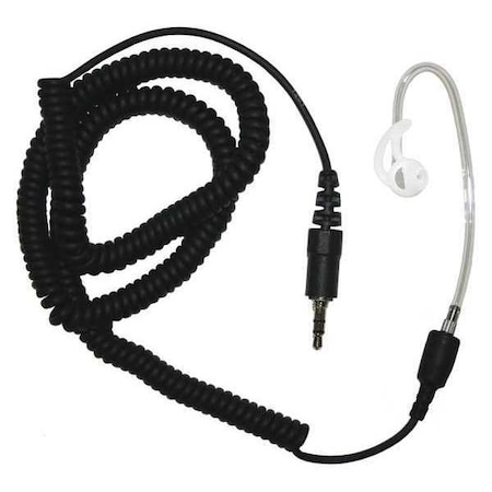 EARPHONE CONNECTION EP1013XCST Short Tube Listen Only Earpiece,Black