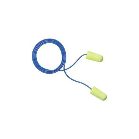 3M 10080529110340 E910L2 E-A-Rsoft Disposable Corded Earplugs, 200 Pairs,Large