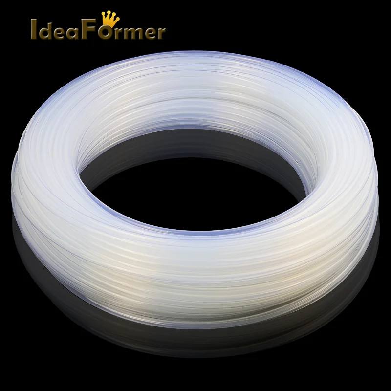 IdeaFormer 3D-Drucker 2*4mm Klar PFA PTFE Rohr Rohr J-kopf Hotend RepRap Rostock Bowden Extruder für E3d V5/V6 1,75 MM Filament Image