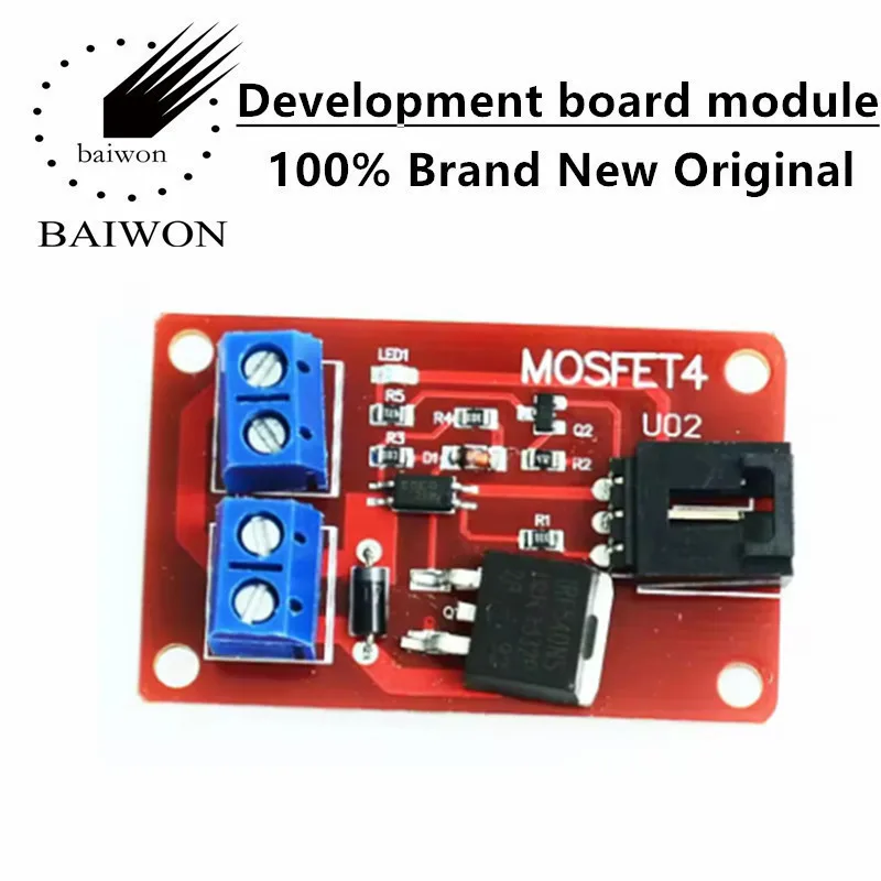 Elektronischer Baustein, 1-Kanal-Schalter, MOSFET-Schalter, IRF540, isoliertes Leistungsmodul Image